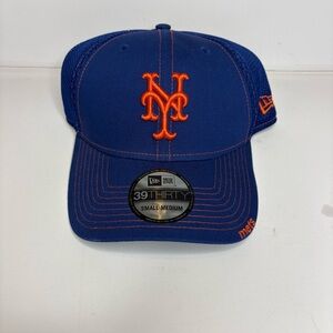 New Era Royal Blue Cap with Orange Logo